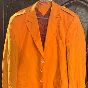 Vibrant Orange Blazer